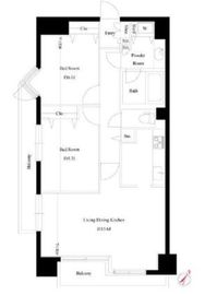 アルファホームズ新神楽坂アスティオン 11階 間取り図