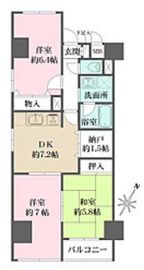 ウィスターリア本駒込 601 間取り図