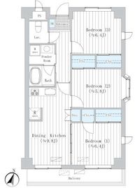 NJKマーキス小石川 503 間取り図