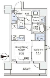 ピアース千代田東神田 3階 間取り図