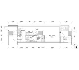 FULL HOUSE MONZENNAKACHO (フルハウス門前仲町) 301 間取り図