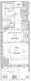 エステムプラザ市谷外濠公園 9階 間取り図