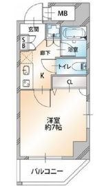 コンシェリア門前仲町 11階 間取り図