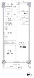レグノ・スイート三軒茶屋 5階 間取り図
