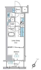 プレディアコート森下テラス 210 間取り図