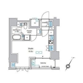 プレディアコート森下テラス 902 間取り図