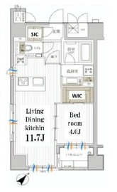 ロジュマンジャンティ人形町 10階 間取り図