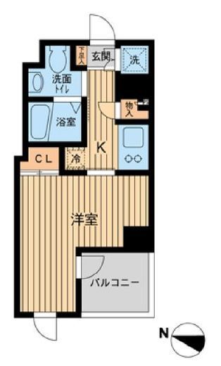 エスティメゾン武蔵小山 501 間取り図