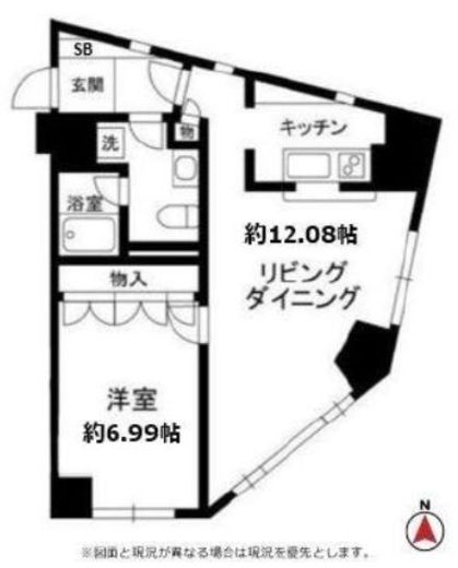 麻布十番ハイツ 204 間取り図