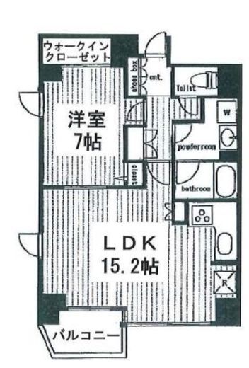 ソフィア東六本木 3階 間取り図