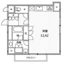 フロンティアテラス目黒 310 間取り図