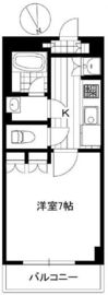 クオリア後楽園 5階 間取り図