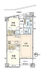ファミールヒルズ本郷東大前 6階 間取り図