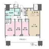 パークコート文京小石川ザ・タワー 38階 間取り図