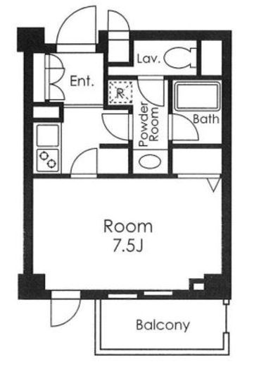 プライムアーバン用賀 214 間取り図