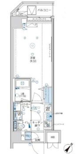 GRACIA PLACE OSHIAGE (グラシアプレイス押上) 505 間取り図