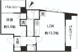 中目黒アリーナ 7階 間取り図