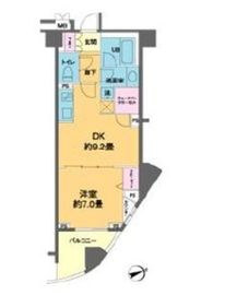カスタリア池袋 1102 間取り図