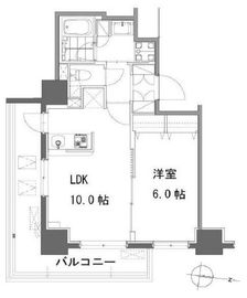 清澄白河レジデンス弐番館 1009 間取り図