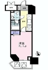 レジディア高輪桂坂 1202 間取り図