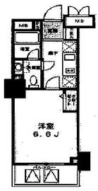 レジディア高輪桂坂 404 間取り図