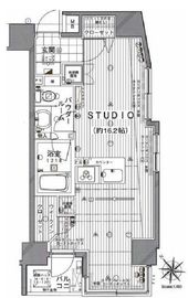 ラグジュアリーレジデンス新宿 12階 間取り図