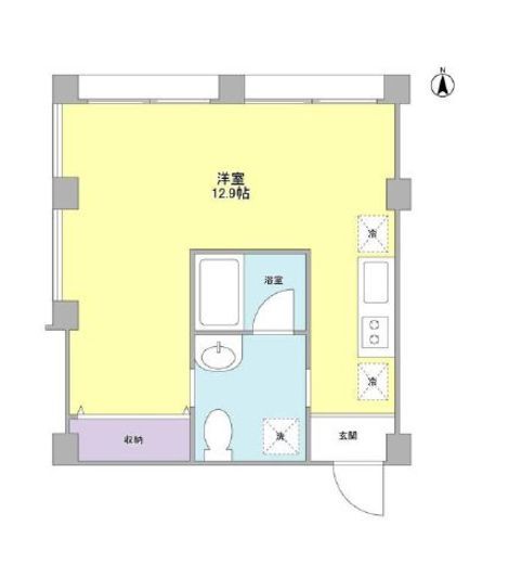 元住吉アートフラッツ 209 間取り図