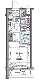 コンシェリア品川南 THE GRAND RESIDENCE 4階 間取り図