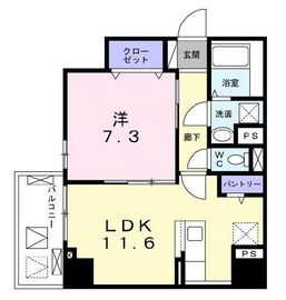 グランツ恵比寿 503 間取り図