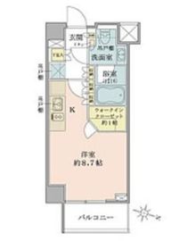 アプリーレ池上 5階 間取り図