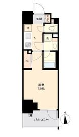 プライマル南砂 201 間取り図