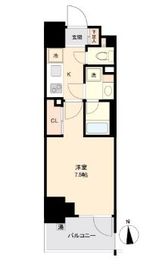 プライマル南砂 301 間取り図