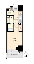 プライマル南砂 408 間取り図