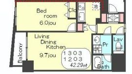 アイル文京白山 13階 間取り図