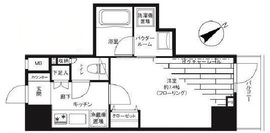 グランドコンシェルジュ麻布 2階 間取り図