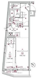 メディフィス大森町 201 間取り図