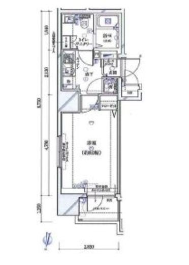 ガリシア九段下ライズ 6階 間取り図