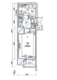 ガリシア九段下ライズ 6階 間取り図