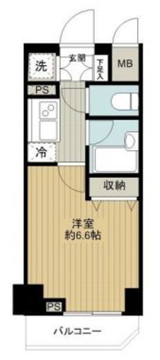 パレステュディオ麻布イースト 10階 間取り図
