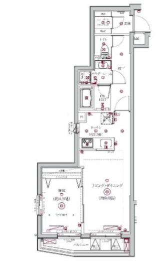 メディフィス大森町 109 間取り図