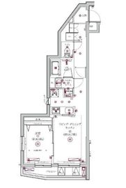メディフィス大森町 412 間取り図