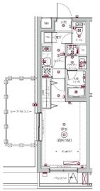 メディフィス大森町 401 間取り図