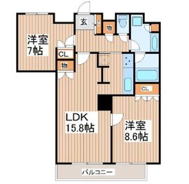 ザ・東京タワーズ ミッドタワー 45階 間取り図