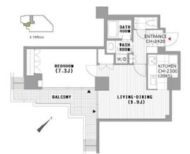 六本木ファーストプラザ 11階 間取り図