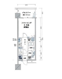 クロスエアタワー 5階 間取り図