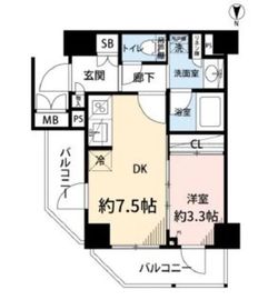ダイナシティ高田馬場 4階 間取り図
