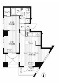 コスモリード原宿 9階 間取り図