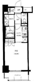 クレヴィア本郷 13階 間取り図