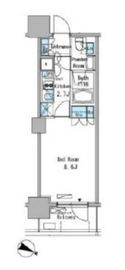 パークアクシス東十条 5階 間取り図