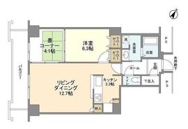 トルナーレ日本橋浜町 25階 間取り図
